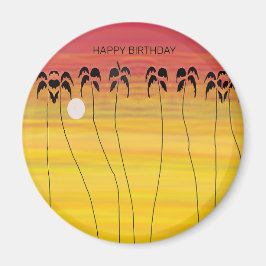 Alles Gute zum Geburtstag, Phantastischer tropisch Magnet