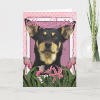 Alles Gute zum Geburtstag - Pink Tulips - Australi