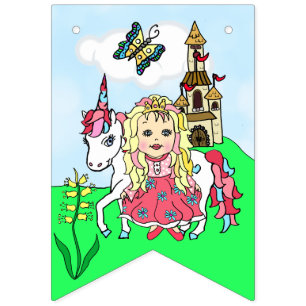 Alles Gute zum Geburtstag Pinke Prinzessin Banner