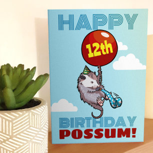 Alles Gute zum Geburtstag Possum! Hinzufügen eines Karte