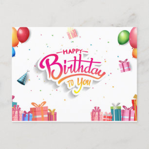 Alles Gute zum Geburtstag Postkarte