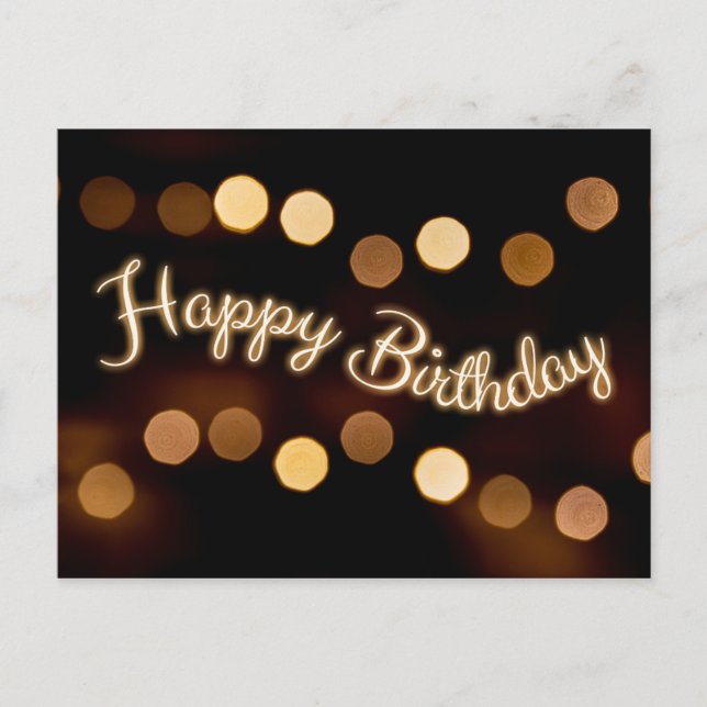 Alles Gute zum Geburtstag! Postkarte (Vorderseite)