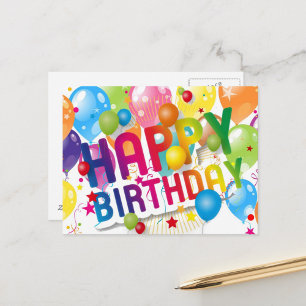 Alles Gute zum Geburtstag Postkarte