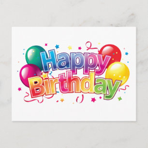 Alles Gute zum Geburtstag Postkarte