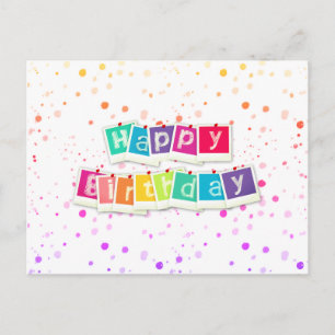 Alles Gute zum Geburtstag Postkarte