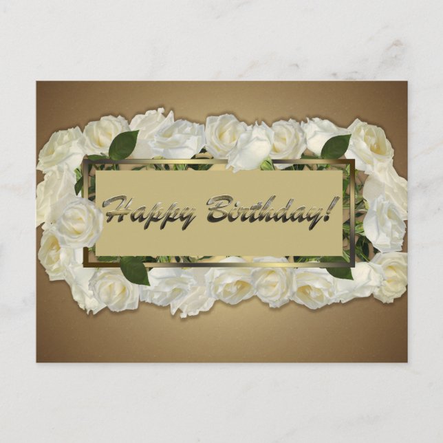 Alles Gute zum Geburtstag! Postkarte (Vorderseite)