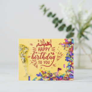 Alles Gute zum Geburtstag Postkarte