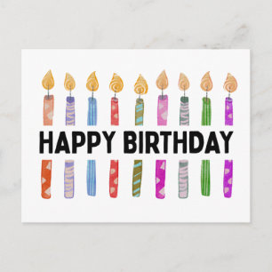 ALLES GUTE ZUM GEBURTSTAG POSTKARTE