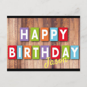 Alles Gute zum Geburtstag Postkarte