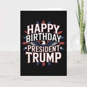 Alles Gute zum Geburtstag Präsident Trump - Trump Karte