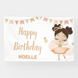 Alles Gute zum Geburtstag! Princess Ballerina mit Banner