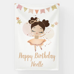 Alles Gute zum Geburtstag! Princess Ballerina w/Bo Banner