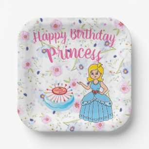 Alles Gute zum Geburtstag Prinzessin  Pappteller