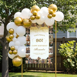 Alles Gute zum Geburtstag Prost auf 80 Jahre Fotoc Banner