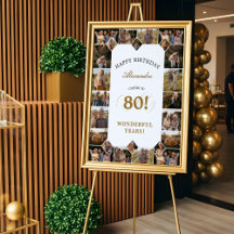 Alles Gute zum Geburtstag Prost auf 80 Jahre Fotoc