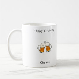 Alles Gute zum Geburtstag, Prost Bier Kaffeetasse