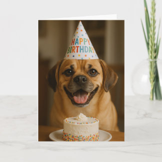 Alles Gute zum Geburtstag Puggle Karte
