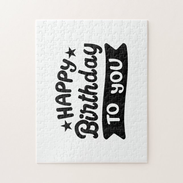 Alles Gute zum Geburtstag Puzzle (Vertikal)