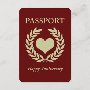 Alles Gute zum Geburtstag Reisepass Einladung