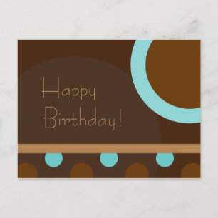 Alles Gute zum Geburtstag! Retro 103 Postkarte