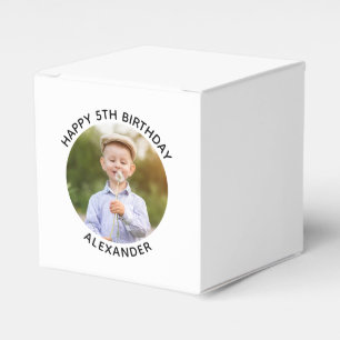 Alles Gute zum Geburtstag Runde Foto Geschenkschachtel