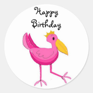 Alles Gute zum Geburtstag Runder Aufkleber