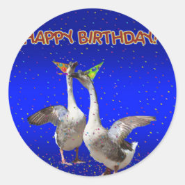Alles Gute zum Geburtstag! Runder Aufkleber