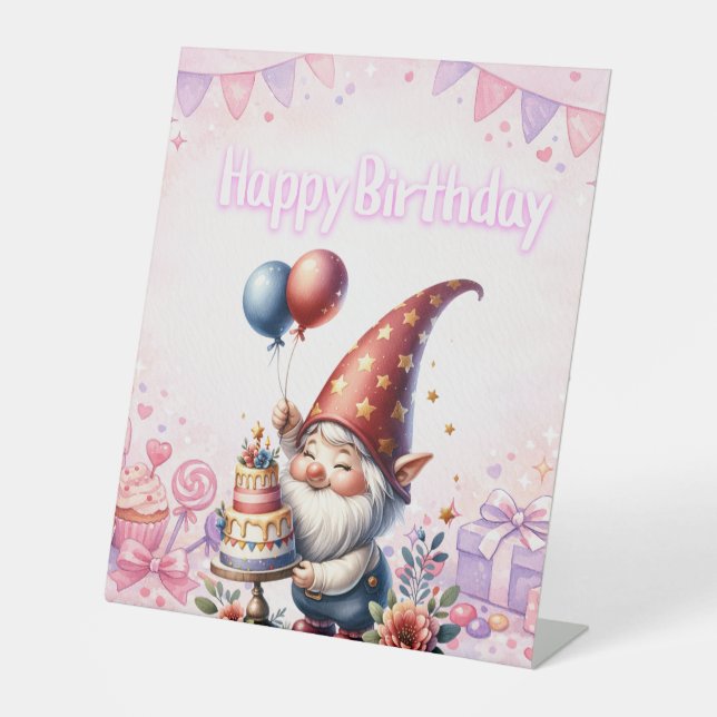 Alles Gute zum Geburtstag Schild (Vorderseite)