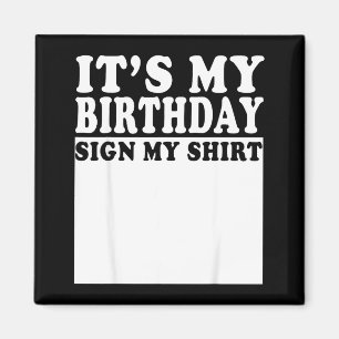 Alles Gute zum Geburtstag Schild Mein Bday Party L Magnet