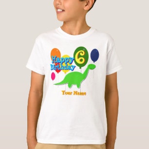 Alles Gute zum Geburtstag sechs Jahre T-Shirt