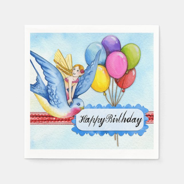 Alles Gute zum Geburtstag Serviette (Vorderseite)