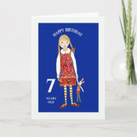 "Alles Gute zum Geburtstag sieben Jahre alt "