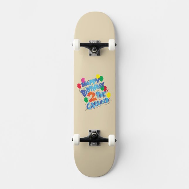 Alles Gute zum Geburtstag Skateboard (Vorderseite)