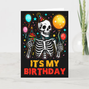 Alles Gute zum Geburtstag Skelett Alles Gute zum G Karte