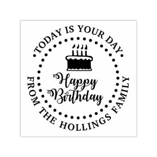 Alles Gute zum Geburtstag Skript Kalligrafie und K Permastempel