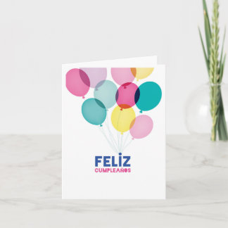 Alles Gute zum Geburtstag - Spanische Geburtstagsk Karte