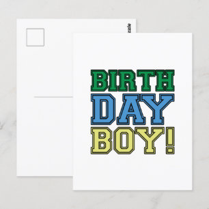 Alles Gute zum Geburtstag! Spaß Party Farbenfrohe Postkarte