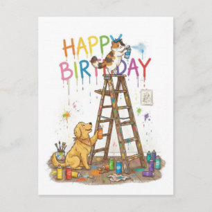 Alles Gute zum Geburtstag Spaß Postkarte