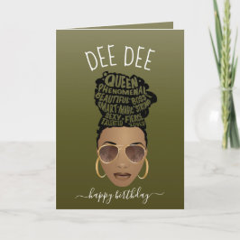 Alles Gute zum Geburtstag! Stärkung der schwarzen  Karte