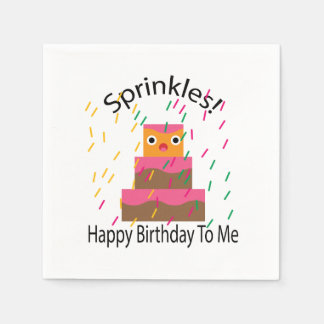 Alles Gute zum Geburtstag Streusel Serviette
