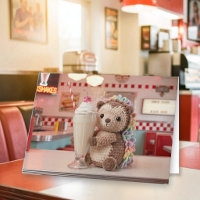 Alles Gute zum Geburtstag | Süßer Igel im Diner