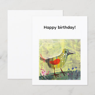 Alles Gute zum Geburtstag, süßer Vogel, zeitgenöss