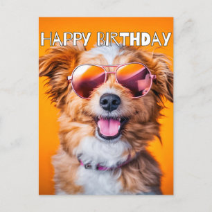 Alles Gute zum Geburtstag Süßes Party-Tier Postkarte