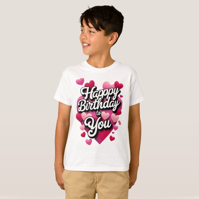 Alles Gute zum Geburtstag T-Shirt (Vorne ganz)