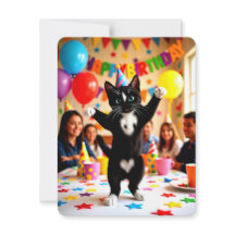 Alles Gute zum Geburtstag | Tanzparty-Katze