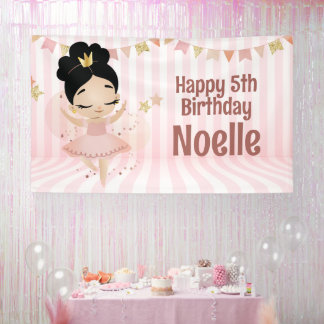 Alles Gute zum Geburtstag! Tanzprinzessin Ballerin Banner