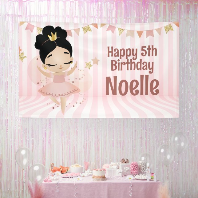 Alles Gute zum Geburtstag! Tanzprinzessin Ballerin Banner (Party)