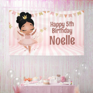 Alles Gute zum Geburtstag! Tanzprinzessin Ballerin Banner