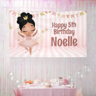 Alles Gute zum Geburtstag! Tanzprinzessin Ballerin Banner