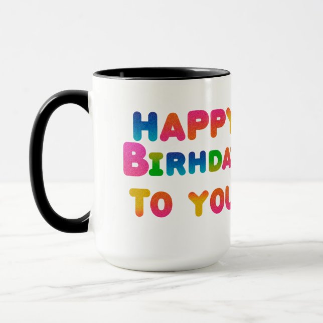 Alles Gute zum Geburtstag Tasse (Links)